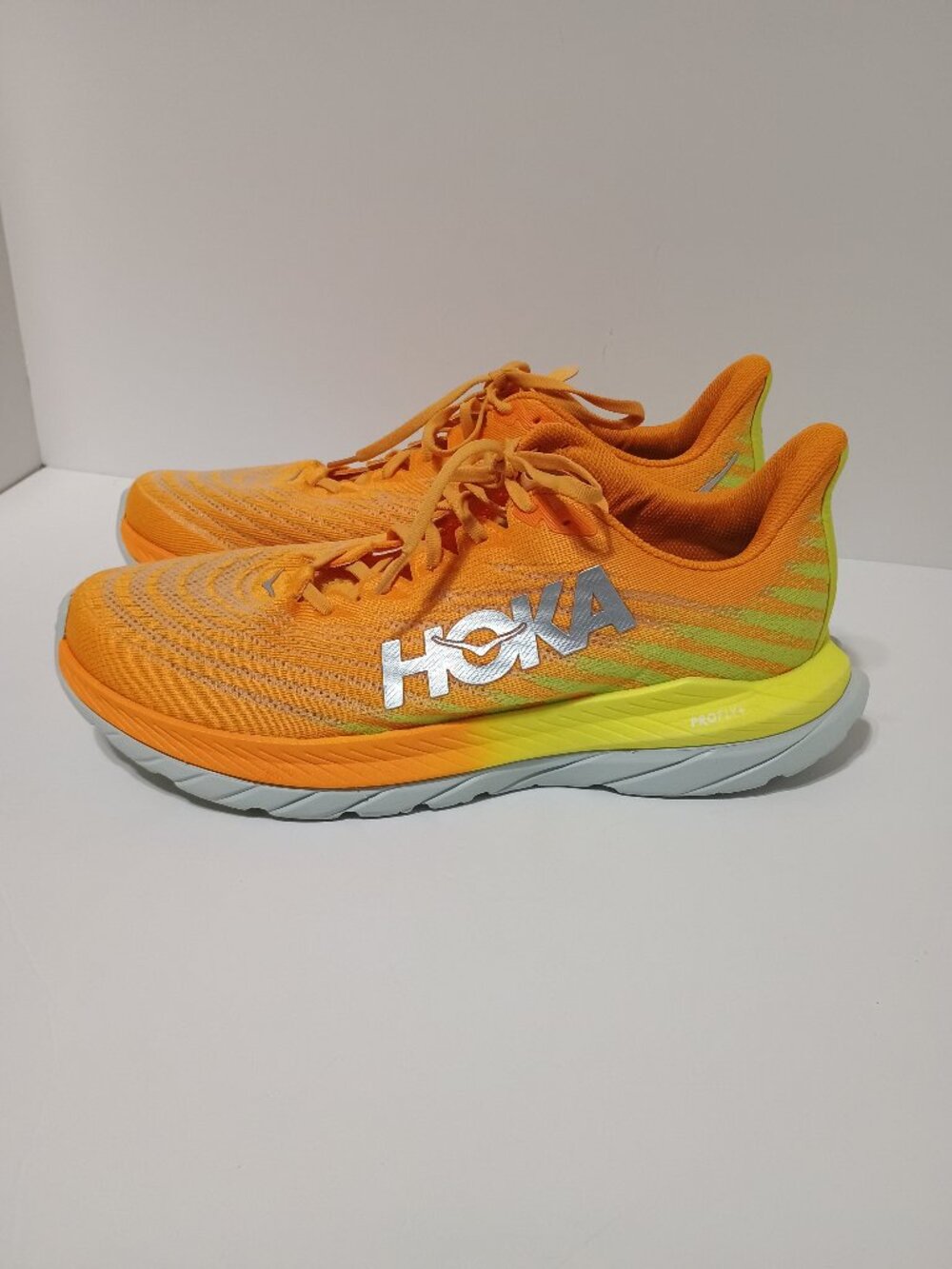 HOKA ONE ONE Mafate Speed 2 Trail Running Shoes Men’s 14 Orange Yellow - Picture 3 of 9